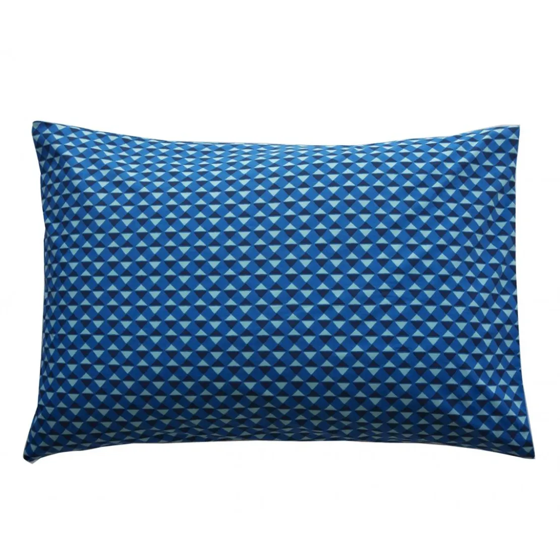 BecquetTaie d’oreiller et taie de traversin en coton bleu nuit à motifs graphiques - POISSONS