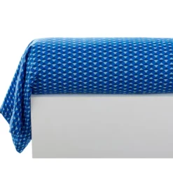 BecquetTaie d’oreiller et taie de traversin en coton bleu nuit à motifs graphiques - POISSONS