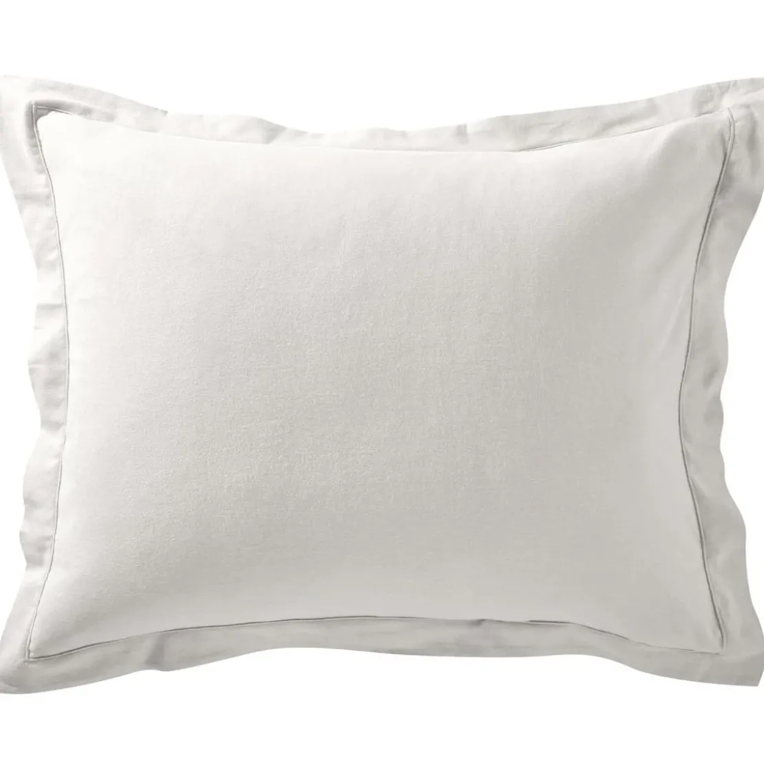 BecquetTaie d'oreiller FLANELLE UNI - blanc craie
