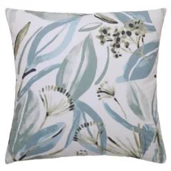 BecquetTaie d'oreiller flanelle BLEU NATURE - vert pâle