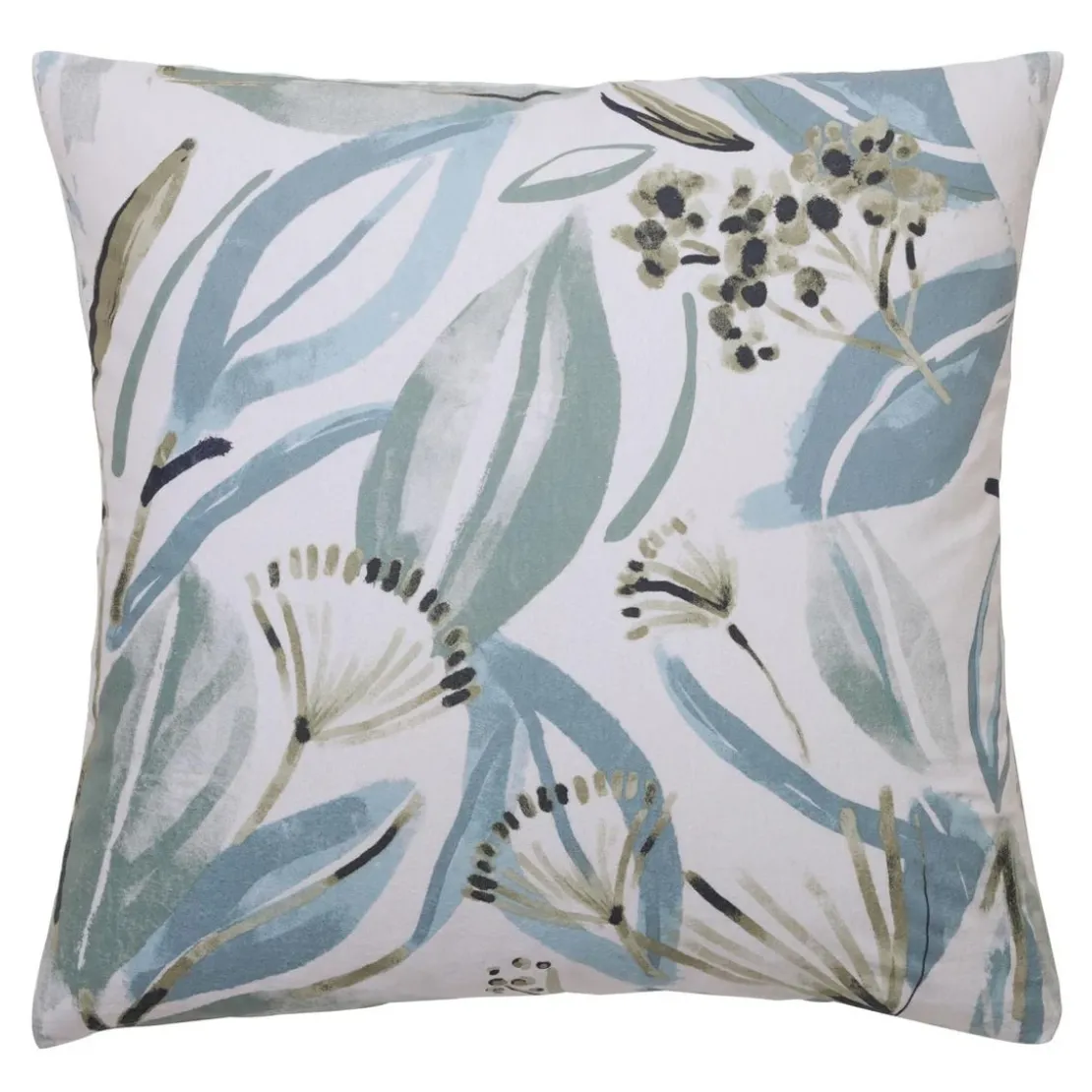 BecquetTaie d'oreiller flanelle BLEU NATURE - vert pâle