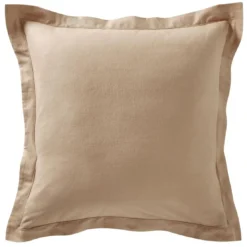 BecquetTaie d'oreiller FLANELLE UNI - beige