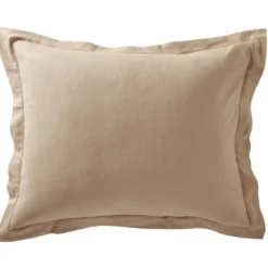 BecquetTaie d'oreiller FLANELLE UNI - beige