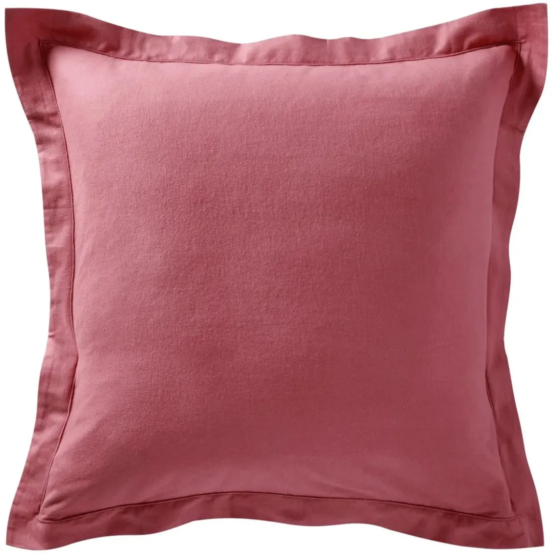 BecquetTaie d'oreiller FLANELLE UNI - rose framboise