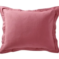 BecquetTaie d'oreiller FLANELLE UNI - rose framboise