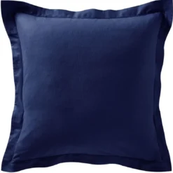 BecquetTaie d'oreiller FLANELLE UNI - bleu encre