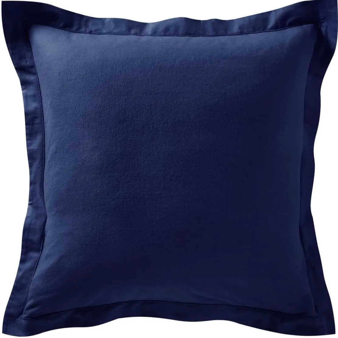 BecquetTaie d'oreiller FLANELLE UNI - bleu encre