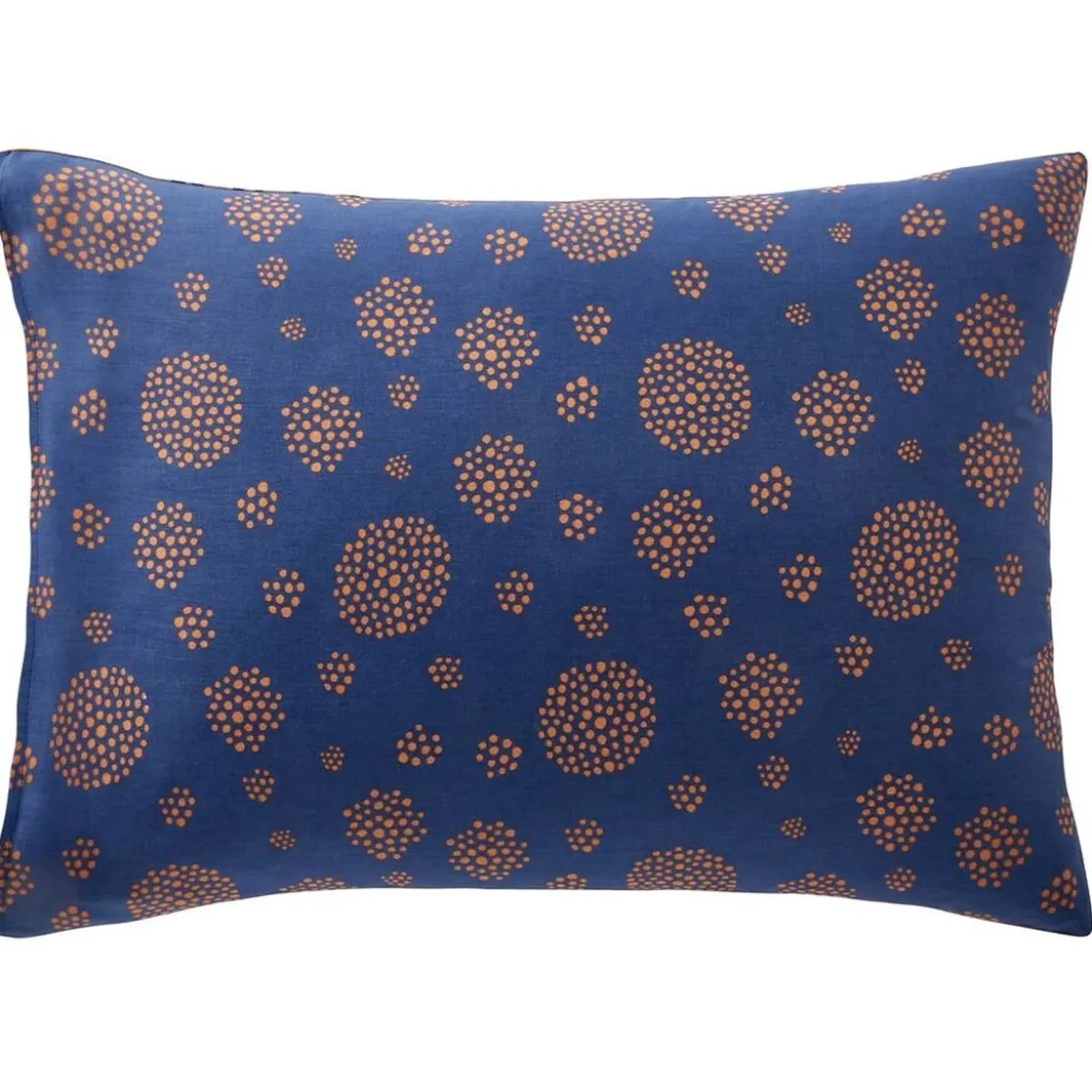 BecquetTaie d'oreiller MELBA jaune ocre en coton