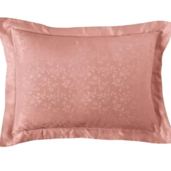 BecquetTaie d'oreiller ou de traversin en satin de coton rose poudré - SUZANNA