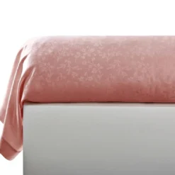 BecquetTaie d'oreiller ou de traversin en satin de coton rose poudré - SUZANNA