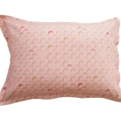 BecquetTaie d'oreiller ou de traversin en flanelle blanc cassé - PASTILLES