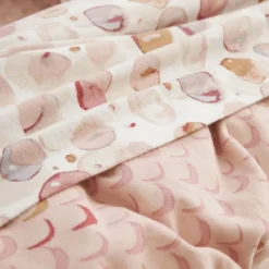 BecquetTaie d'oreiller ou de traversin en flanelle blanc cassé - PASTILLES