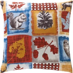 BecquetTaie d'oreiller ou de traversin en flanelle multicolore - HIBOUX