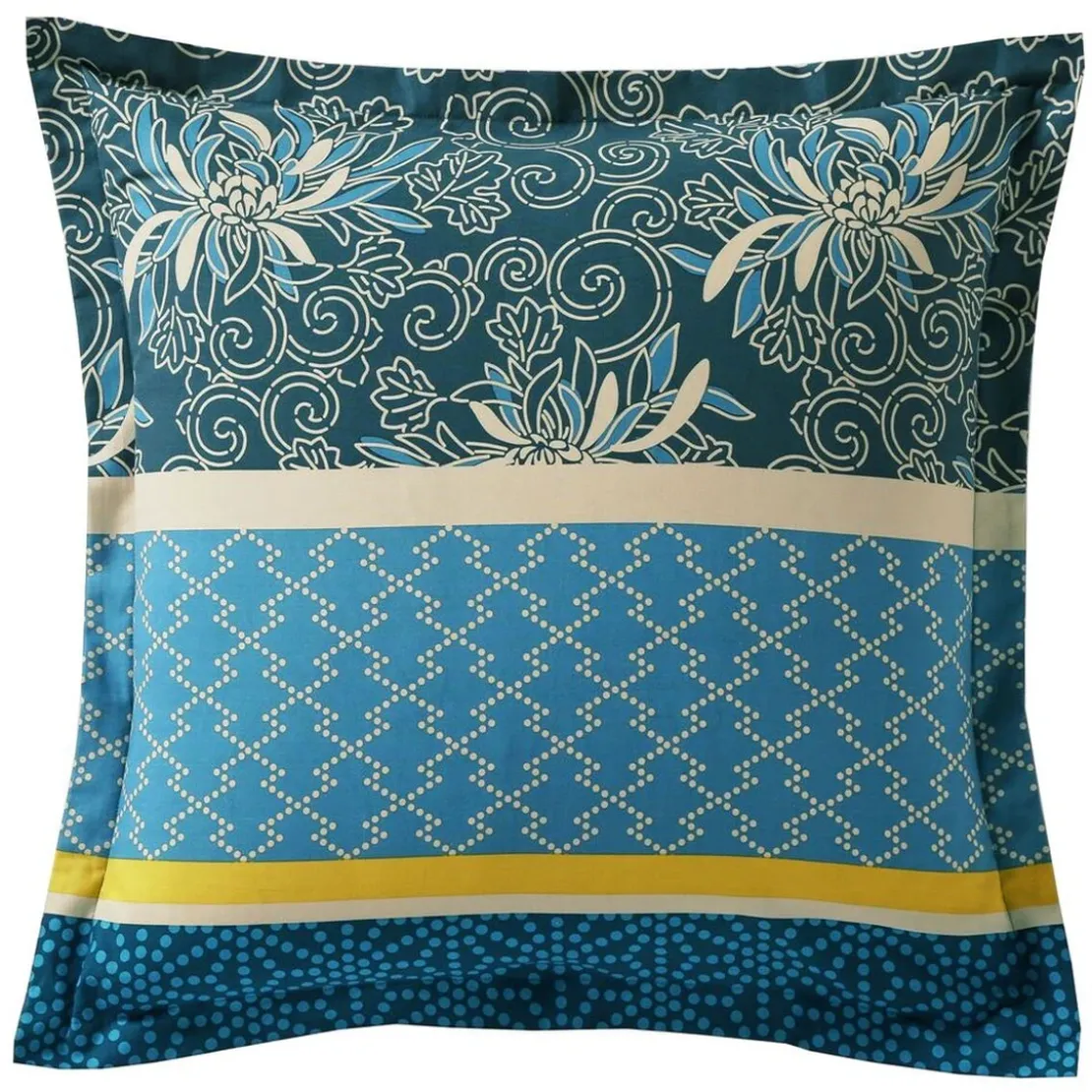 BecquetTaie d'oreiller ou de traversin en coton bleu - CUZCO