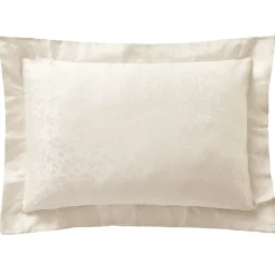 BecquetTaie d'oreiller ou de traversin en satin de coton ivoire - SUZANNA