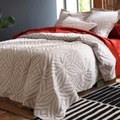 BecquetTaie d'Oreiller OUNDE - Beige 65x65cm
