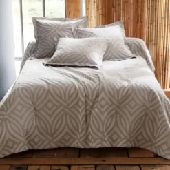BecquetTaie d'Oreiller OUNDE - Beige 65x65cm