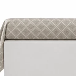BecquetTaie d'oreiller ou traversin en coton bleu grisé effet patchwork - ILE DE CANDIE
