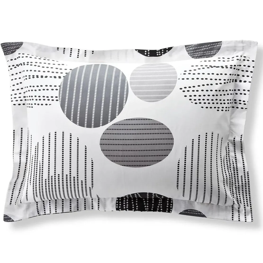 BecquetTaie d'oreiller ou traversin en coton BAXLEY - gris