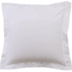 BecquetTaie d'oreiller percale de coton LEOPOLD - blanc