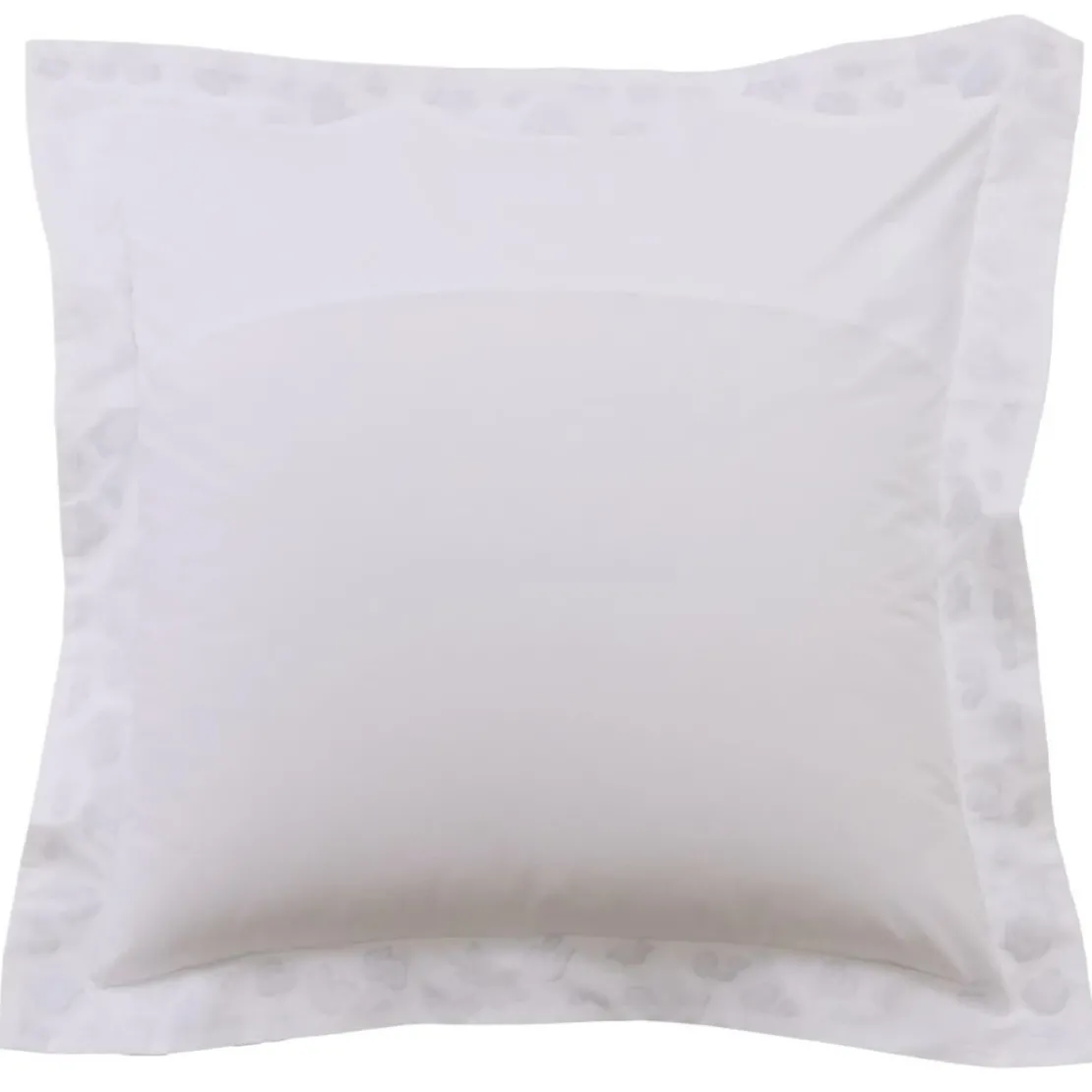 BecquetTaie d'oreiller percale de coton LEOPOLD - blanc