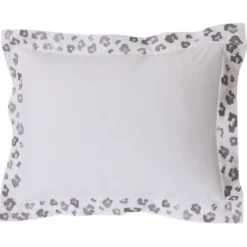 BecquetTaie d'oreiller percale de coton LEOPOLD - blanc