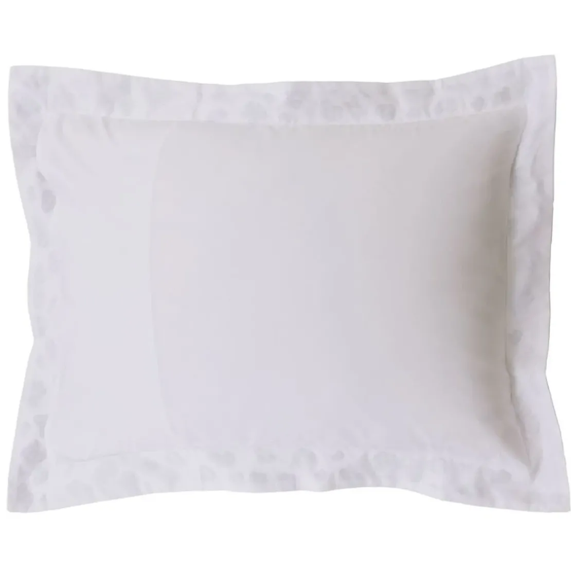 BecquetTaie d'oreiller percale de coton LEOPOLD - blanc