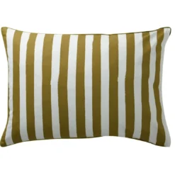 BecquetTaie d'oreiller percale de coton MARTIKA - jaune ocre