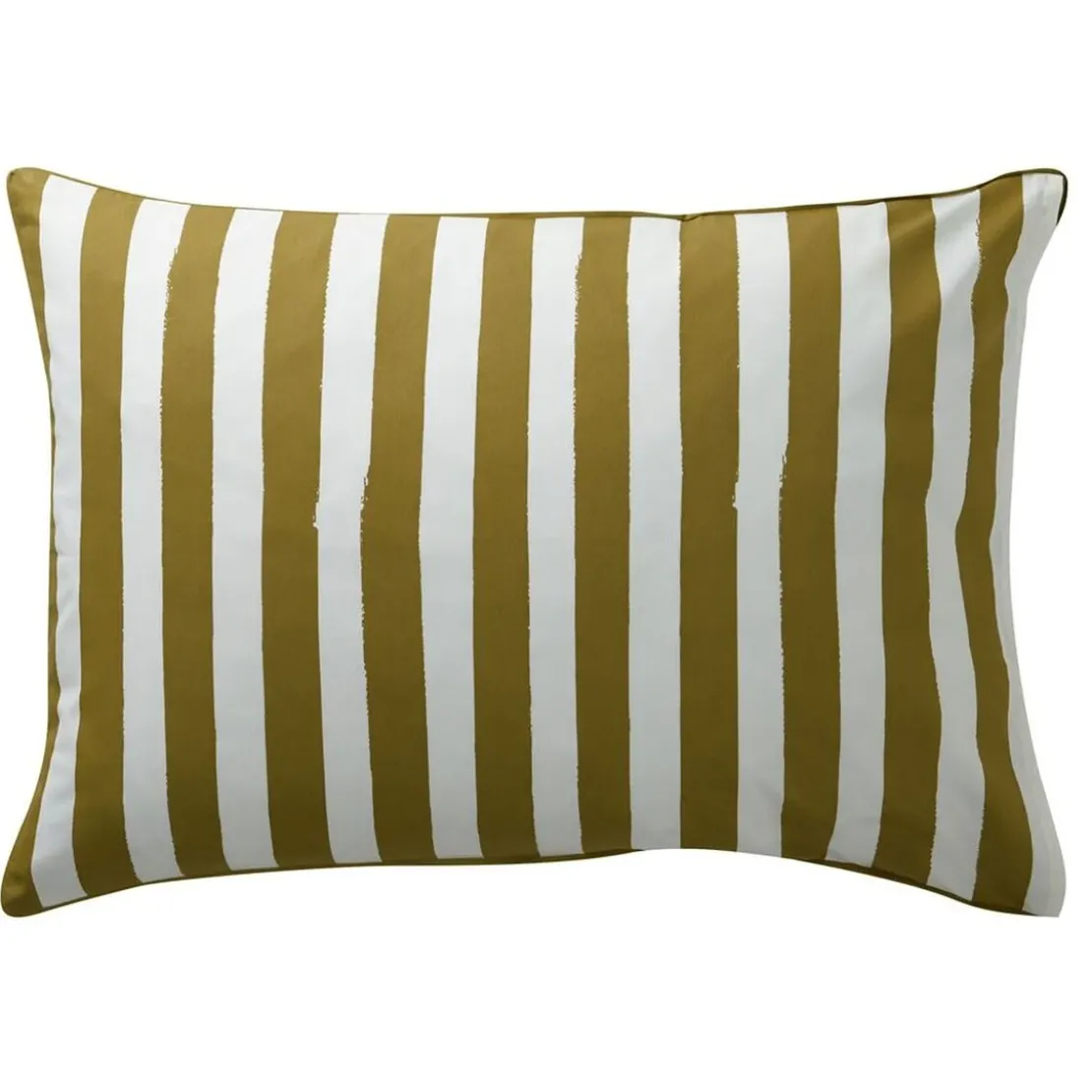 BecquetTaie d'oreiller percale de coton MARTIKA - jaune ocre