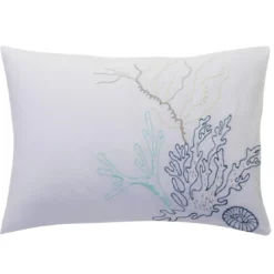 BecquetTaie d'oreiller percale de coton RECIF - blanc