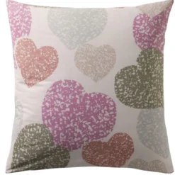 BecquetTaie d'oreiller polycoton LOVERS - rose