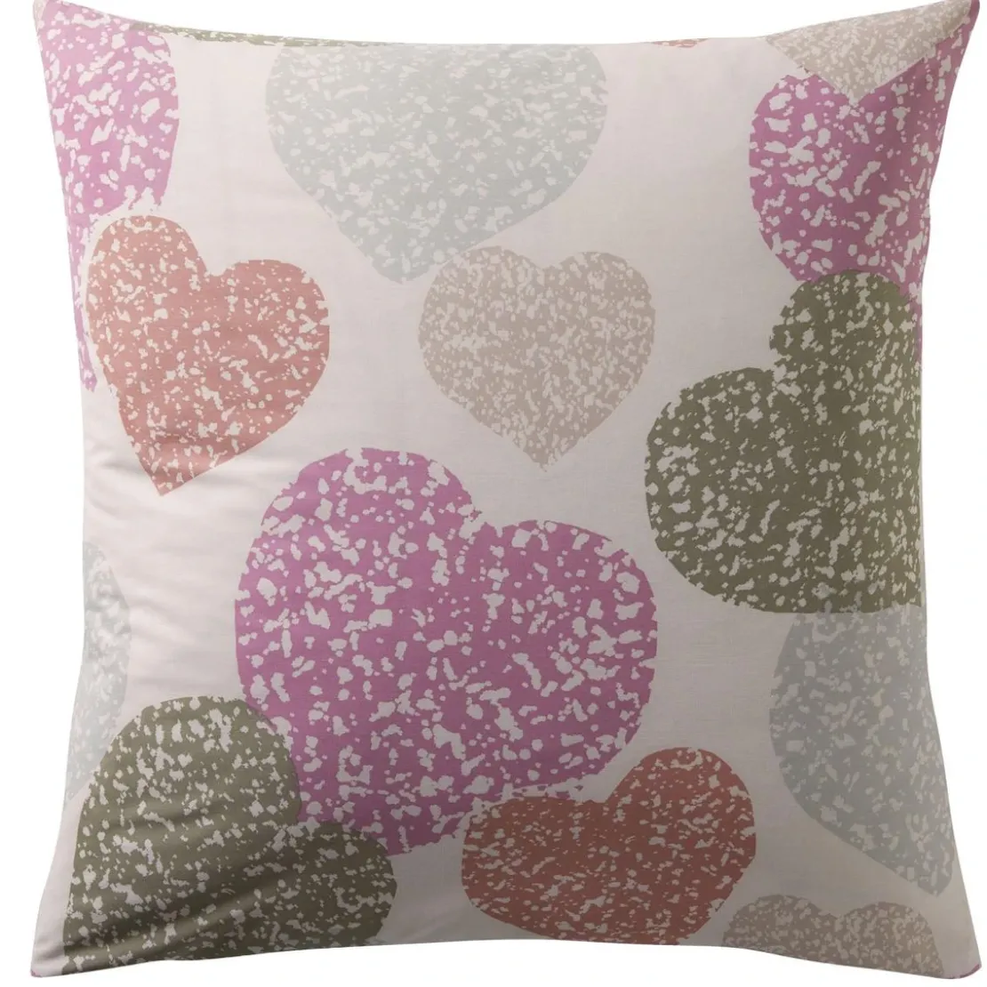 BecquetTaie d'oreiller polycoton LOVERS - rose