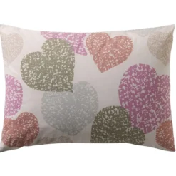 BecquetTaie d'oreiller polycoton LOVERS - rose