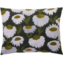 BecquetTaie d'oreiller polycoton MARGUERITE - noir