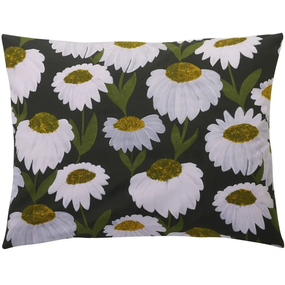 BecquetTaie d'oreiller polycoton MARGUERITE - noir