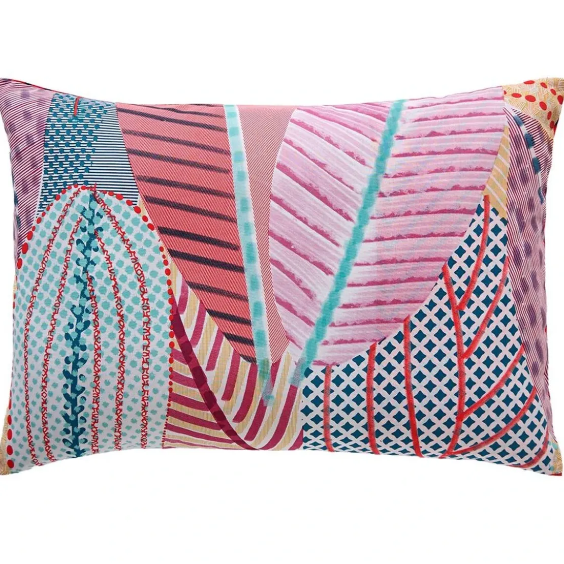 BecquetTaie d’oreiller polycoton réversible multicolore motif graphique - SOFT POP