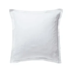 BecquetTaie d'oreiller réversible blanc en satin de coton
