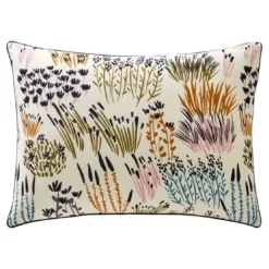 BecquetTaie d'oreiller réversible ROZZO beige en coton