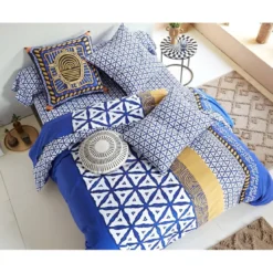 BecquetTaie d'oreiller réversible en coton multicolore - GAOUNDE