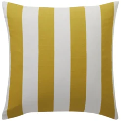BecquetTaie d'oreiller réversible en coton jaune ocre - ANDERSON