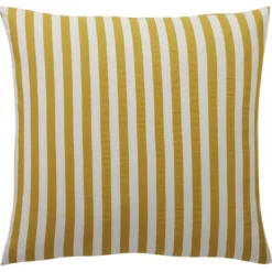 BecquetTaie d'oreiller réversible en coton jaune ocre - ANDERSON