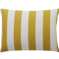 BecquetTaie d'oreiller réversible en coton jaune ocre - ANDERSON