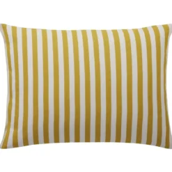 BecquetTaie d'oreiller réversible en coton jaune ocre - ANDERSON