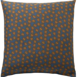BecquetTaie d'oreiller réversible en coton bleu nuit - SEAVENTAIL