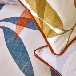 BecquetTaie d'oreiller réversible en percale de coton blanc cassé - MEXICAINE