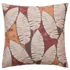 BecquetTaie d'oreiller réversible en coton beige - PALME
