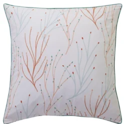 BecquetTaie d'oreiller réversible en percale de coton écru - CORAL REEF