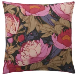 BecquetTaie d'oreiller réversible en coton rose - ESPRIT FLORAL