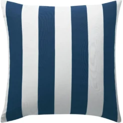 BecquetTaie d'oreiller réversible en coton bleu marine - ANDERSON
