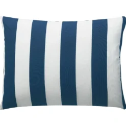 BecquetTaie d'oreiller réversible en coton bleu marine - ANDERSON